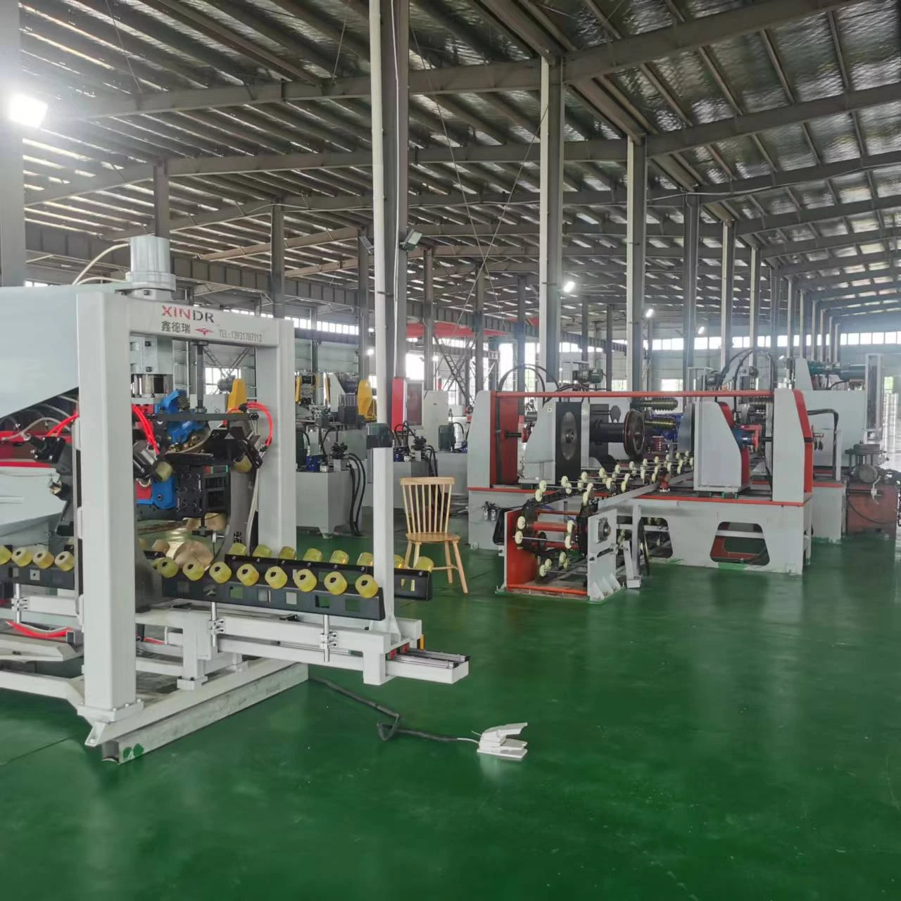 The operation of cylinder making equipment